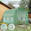VOUNOT 3x2x2m 6m² Polytunnel Greenhouse Gardening Walk In Tent