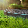VOUNOT 20m Flexible Lawn Edging with Green Outline Edge, Black