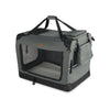 VOUNOT Pet Carrier Bag Portable Foldable Dog Cat Travel Carrier Bag, 3 Entry Doors, Breathable Mesh and Padded Handles, S Grey - VOUNOTUK