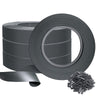 VOUNOT PVC Privacy Strips Garden Privacy Fence Screen 300m x 4.7cm with 600 Clips, Grey - VOUNOTUK