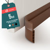 VOUNOT Door Draught Excluder Strip Draft Excluder Under Door 500x5cm, Brown