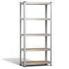 VOUNOT 1 Pack 5-Tier Heavy Duty Garage Shelving Unit, 875 kg, 150 x 70 x 30 cm