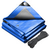 VOUNOT 6x8m Tarpaulin Heavy Duty 180 g/m² Waterproof Tarp Blue