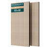 VOUNOT 2 Pack Acoustic Panels 120x60cm MDF Slat Wall Panels, White Oak