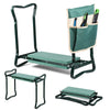 VOUNOT 2-in-1 Folding Garden Kneeler Bench with Handles & Tool Pouch