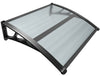 VOUNOT 100x80cm Front Door Canopy Porch Outdoor Awning, Patio Rain Shelter, Anthracite