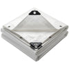 VOUNOT 4x6m Tarpaulin Heavy Duty 240 g/m² Waterproof Tarp White