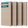 VOUNOT 4 Pack Acoustic Panels 120x60cm MDF Slat Wall Panels, White Oak