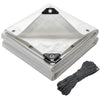 VOUNOT 4x6m Tarpaulin Heavy Duty 180 g/m² Waterproof Tarp White