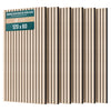 VOUNOT 6 Pack Acoustic Panels 120x60cm MDF Slat Wall Panels, White Oak