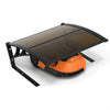 VOUNOT® Robot Lawn Mower Garage 82 x 80 x 46 cm, Aluminium, Brown