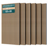 VOUNOT 6 Pack Acoustic Panels 120x60cm MDF Slat Wall Panels, Light Oak