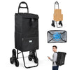 VOUNOT 6 Wheels Stair Climbing Shopping Trolley, with 35L Insulated Bag