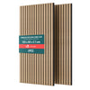 VOUNOT 2 Pack Acoustic Panels 120x60cm MDF Slat Wall Panels, Light Oak