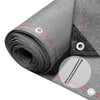 VOUNOT 1×10m Privacy Netting 230 g/m² Garden Screening Shading Net Grey