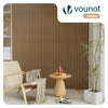 VOUNOT 6 Pack Acoustic Panels 120x60cm MDF Slat Wall Panels, Light Oak
