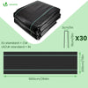 VOUNOT 2x10m Weed Control Fabric with Pegs, Heavy Duty Landscape Ground Cover Membrane