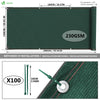 VOUNOT 1.5×20m Privacy Netting 230 g/m² Garden Screening Shading Net Green