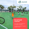 VOUNOT Set of 2 Pop up Football Goals for Kids, Foldable Mini Soccer Target Net
