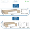 VOUNOT Vacuum Storage Bags for Clothes Duvets, Underbed Storage Bags, Set of 5