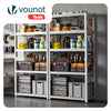 VOUNOT 1 Pack 5-Tier Heavy Duty Garage Shelving Unit, 875 kg, 150 x 70 x 30 cm