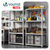 VOUNOT 4-Tier Heavy Duty Garage Shelving Unit, 700 kg, 160 x 80 x 40 cm