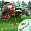 VOUNOT Lifter for Lawn Mowers, Garden Tractor Jack, Weight Capacity 900lbs, Red