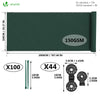 VOUNOT 1×20m Privacy Netting 150 g/m² Garden Screening Shading Net Green