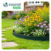 VOUNOT Flexible Lawn Garden Edging Border, with 40 Pegs, Green 20m