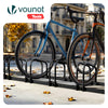 VOUNOT Bike Stand Bicycle Parking Rack for 6 Bikes, Black