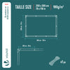 VOUNOT 2x3m Tarpaulin Heavy Duty 180 g/m² Waterproof Tarp Blue