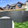 VOUNOT PVC Privacy Strips Garden Privacy Fence Screen 300m x 4.7cm with 600 Clips, Grey - VOUNOTUK