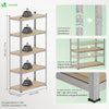 VOUNOT 5-Tier Heavy Duty Shelving Units, 2 Pack Garage Storage Racking LC:1250kg