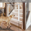 VOUNOT Stair Gates, Pressure Fit Safety Gate, White 75-96 cm