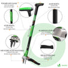 VOUNOT Weed Puller Tool Long Handle Manual Weed Puller Root Remover 1m Green