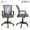 VOUNOT Ergonomic Office Desk Chair, Computer Chair Executive Swivel Chair, Grey - VOUNOTUK