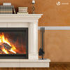 VOUNOT Fireplace Accessories Tools, 4 Piece Fireplace Companion Sets - VOUNOTUK