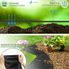 VOUNOT 2x10m Weed Control Fabric, Heavy Duty Landscape Ground Cover Membrane