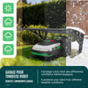 VOUNOT® Robot Lawn Mower Garage 82 x 80 x 46 cm, Aluminium, Grey