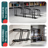 VOUNOT Bike Stand Bicycle Parking Rack for 3 Bikes, Black