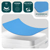 VOUNOT Anti-Slip Half Step, 50x40x10 cm, 180kg, Indoor & Outdoor, Blue