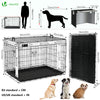 VOUNOT Dog Crate Portable Foldable Secure Pet Puppy Cage with Cover 42 Inches, XL - VOUNOTUK