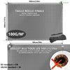VOUNOT 4x6m Tarpaulin Heavy Duty 180 g/m² Waterproof Tarp Grey