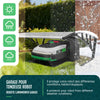 VOUNOT Robotic Lawnmower Garage 105x80x46 cm, Outdoor Shelter, Transparent