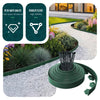 VOUNOT Flexible Lawn Garden Edging Border, with 40 Pegs, Green 20m