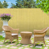 VOUNOT PVC Privacy Screening Fence 90 x 500 cm Reinforced Struts Bamboo - VOUNOTUK