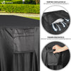 VOUNOT Garden Furniture Covers 213x132x73cm Waterproof Patio Set Cover Black - VOUNOTUK