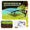 VOUNOT Robotic Lawnmower Garage 104x80x50 cm, Outdoor Shelter, Grey