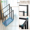 VOUNOT Freestanding Towel Rail 3-Tier Metal Towel Stand, Black