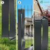 VOUNOT PVC Privacy Strips Garden Privacy Fence Screen 300m x 4.7cm with 600 Clips, Grey - VOUNOTUK